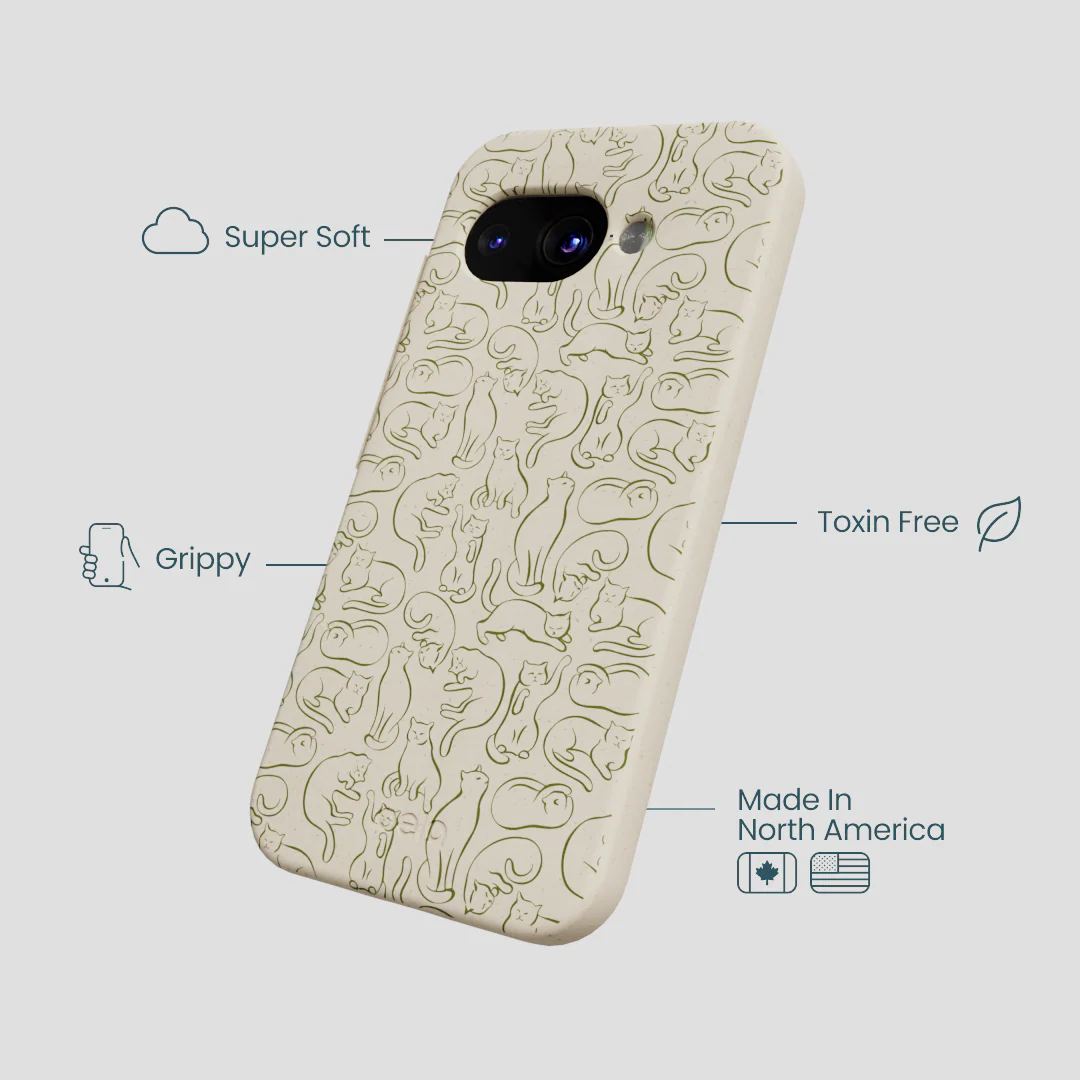 London Fog Say Meow Google Pixel 9a Case - Image 3