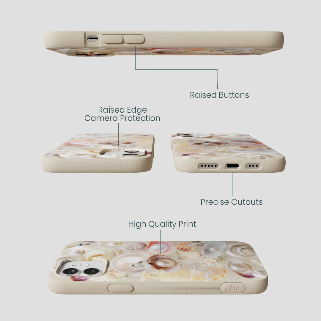 London Fog Sea Gems iPhone 12/ iPhone 12 Pro Case - Image 3