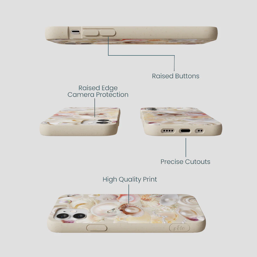 London Fog Sea Gems iPhone 12 Mini Case - Image 3
