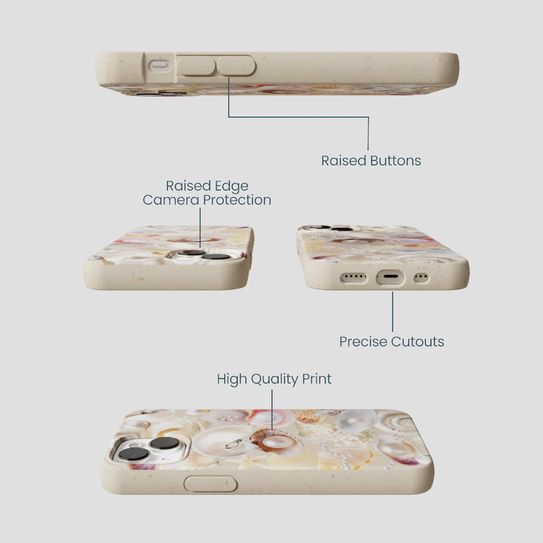 London Fog Sea Gems iPhone 13 Mini Case - Image 3