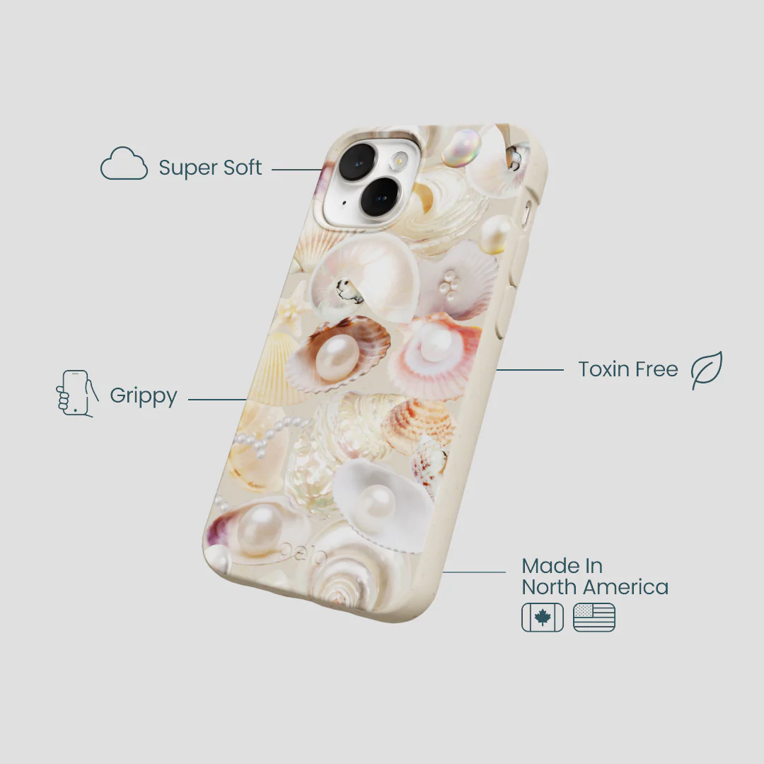 London Fog Sea Gems iPhone 13 Mini Case - Image 4