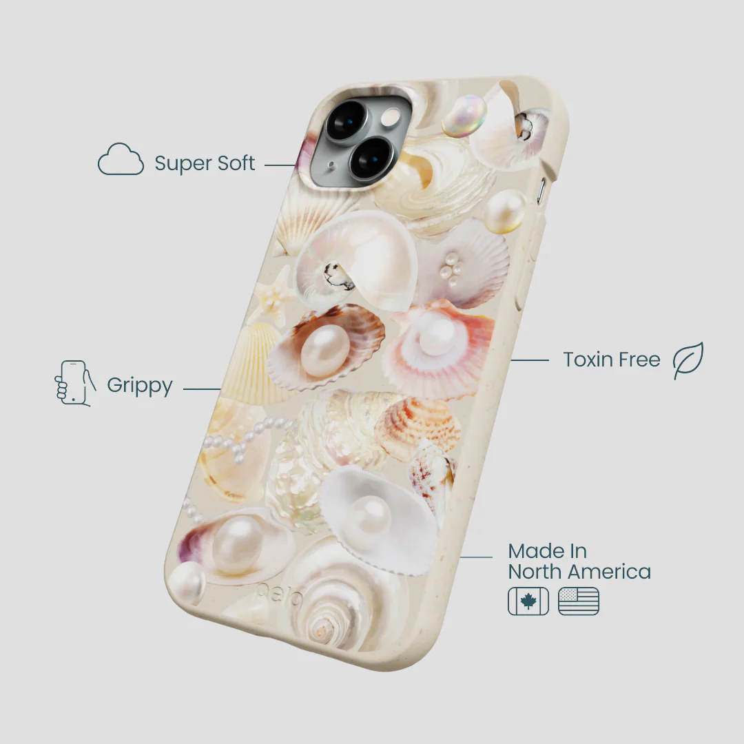 London Fog Sea Gems iPhone 14 Plus Case - Image 4