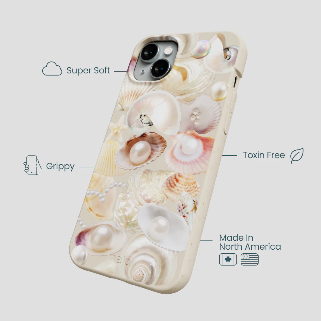London Fog Sea Gems iPhone 15 Plus Case - Image 4