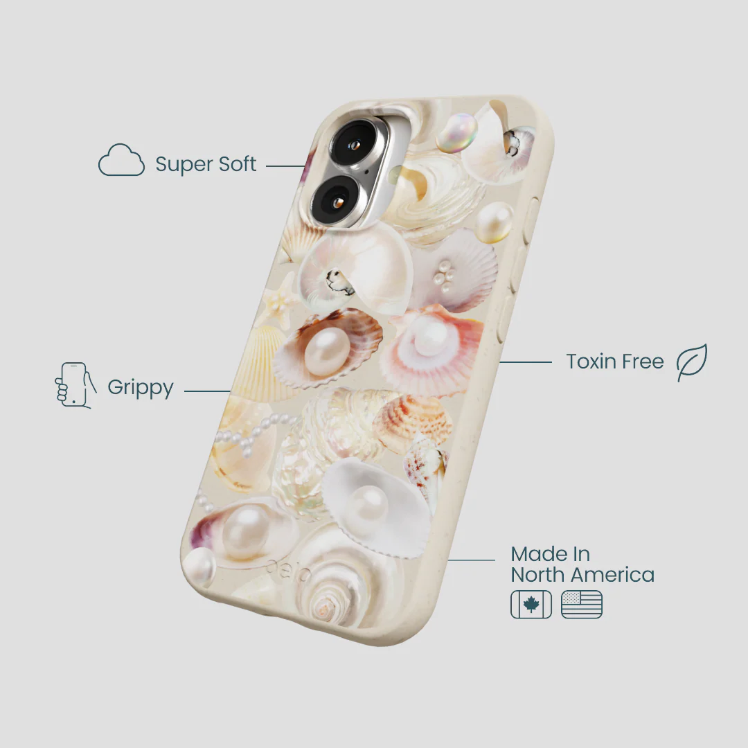 London Fog Sea Gems iPhone 16 Case - Image 4