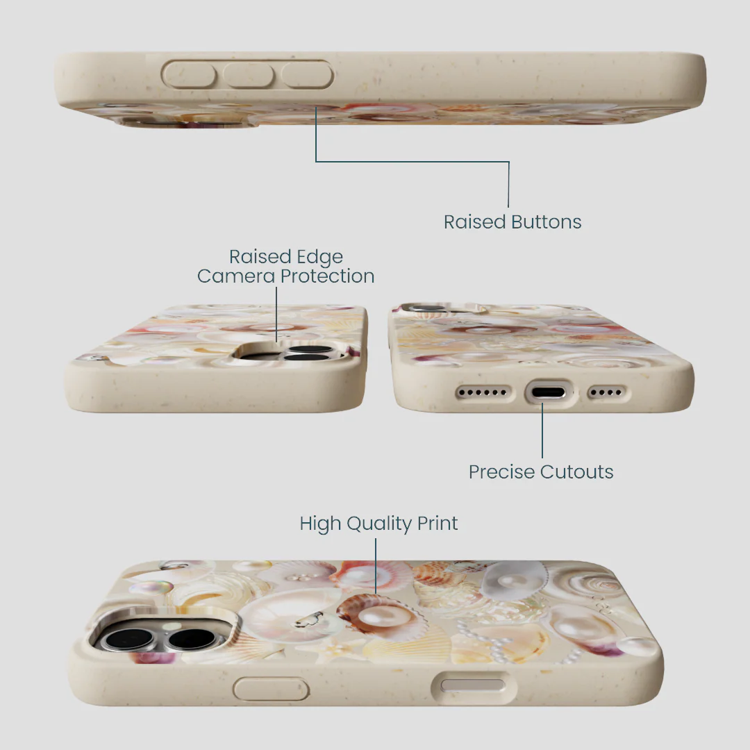 London Fog Sea Gems iPhone 16 Plus Case - Image 3