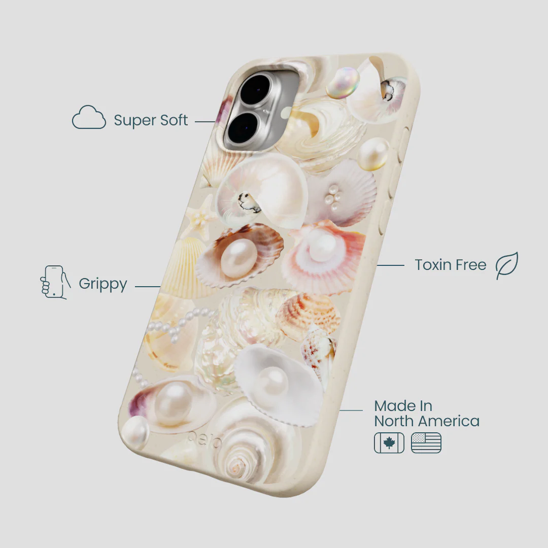 London Fog Sea Gems iPhone 16 Plus Case - Image 4
