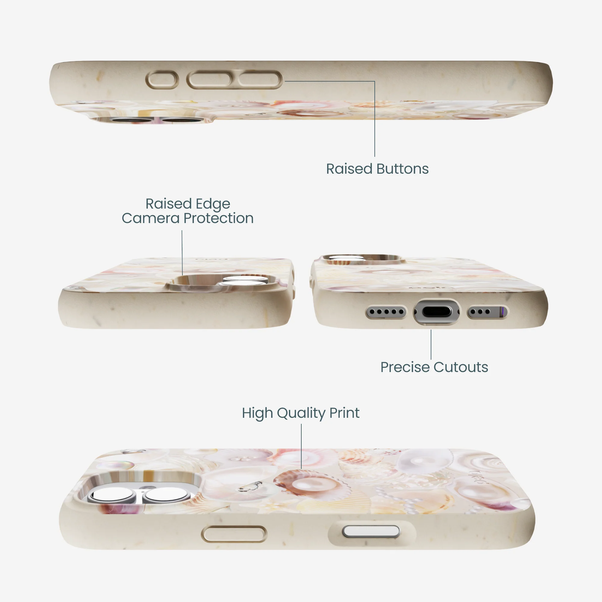 London Fog Sea Gems iPhone 17 Case - Image 3