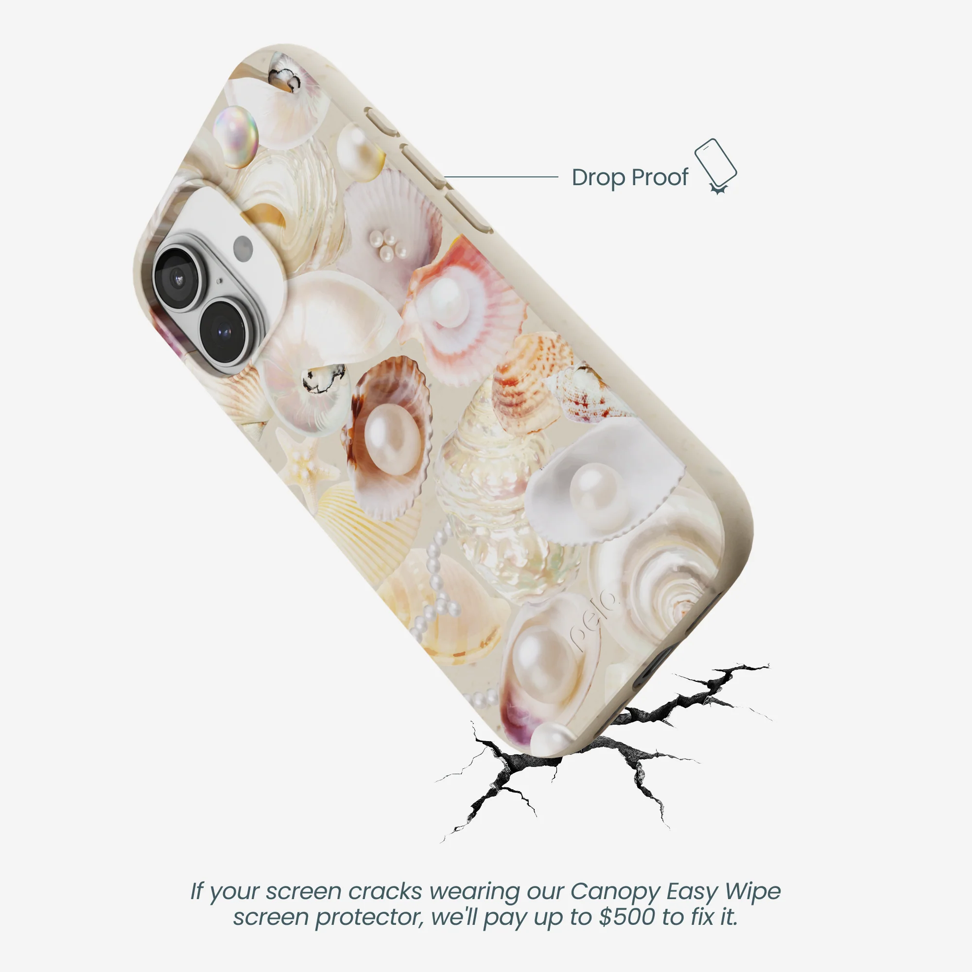 London Fog Sea Gems iPhone 17 Case - Image 5