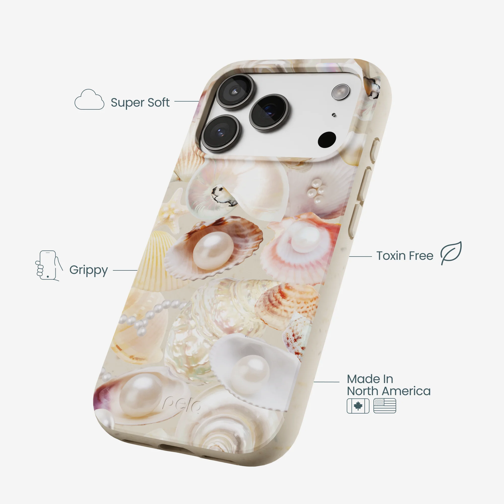 London Fog Sea Gems iPhone 17 Pro Case - Image 4