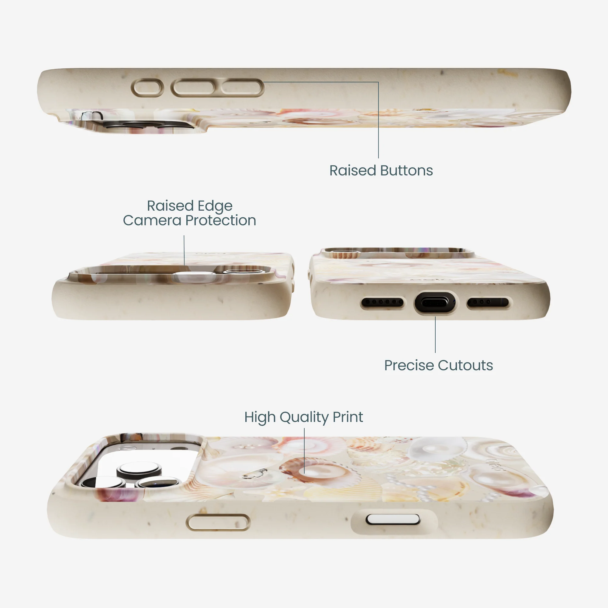 London Fog Sea Gems iPhone 17 Pro Max Case - Image 3