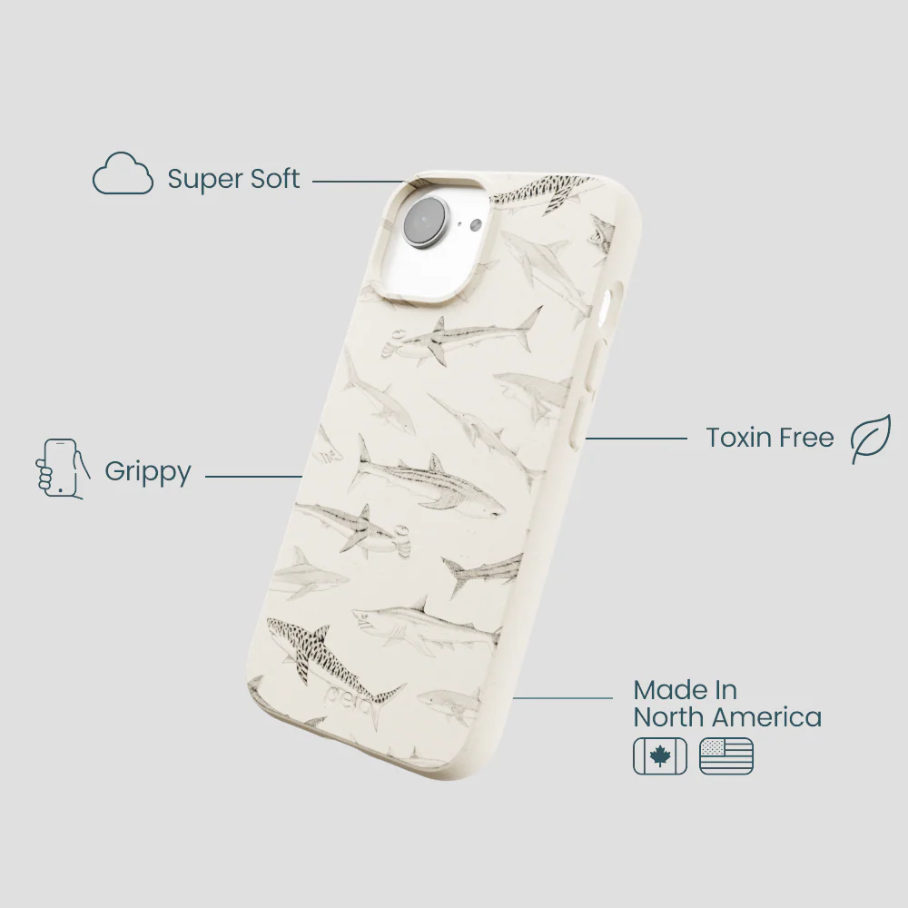 London Fog Shark World iPhone 16e/17e Case - Image 4