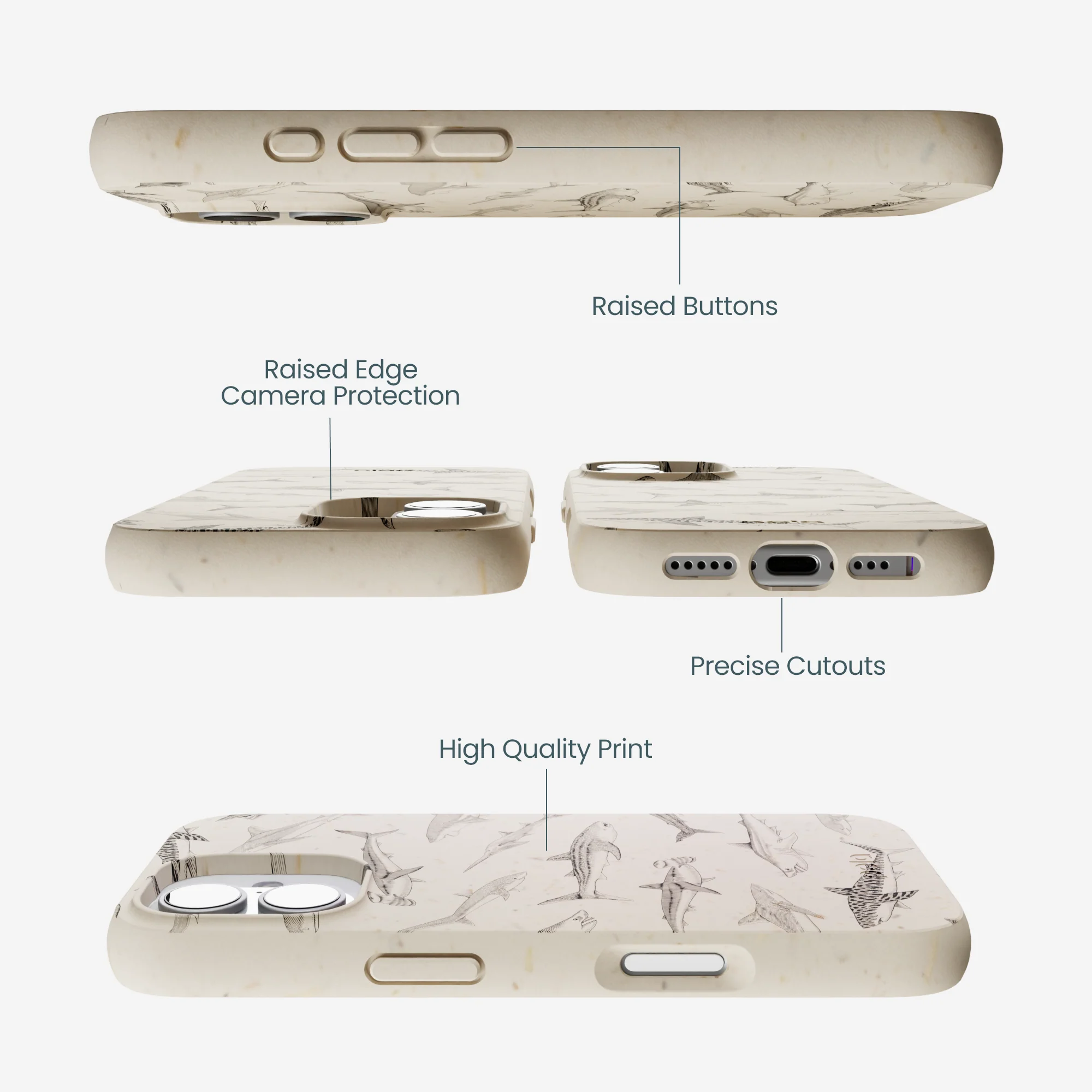 London Fog Shark World iPhone 17 Case - Image 3