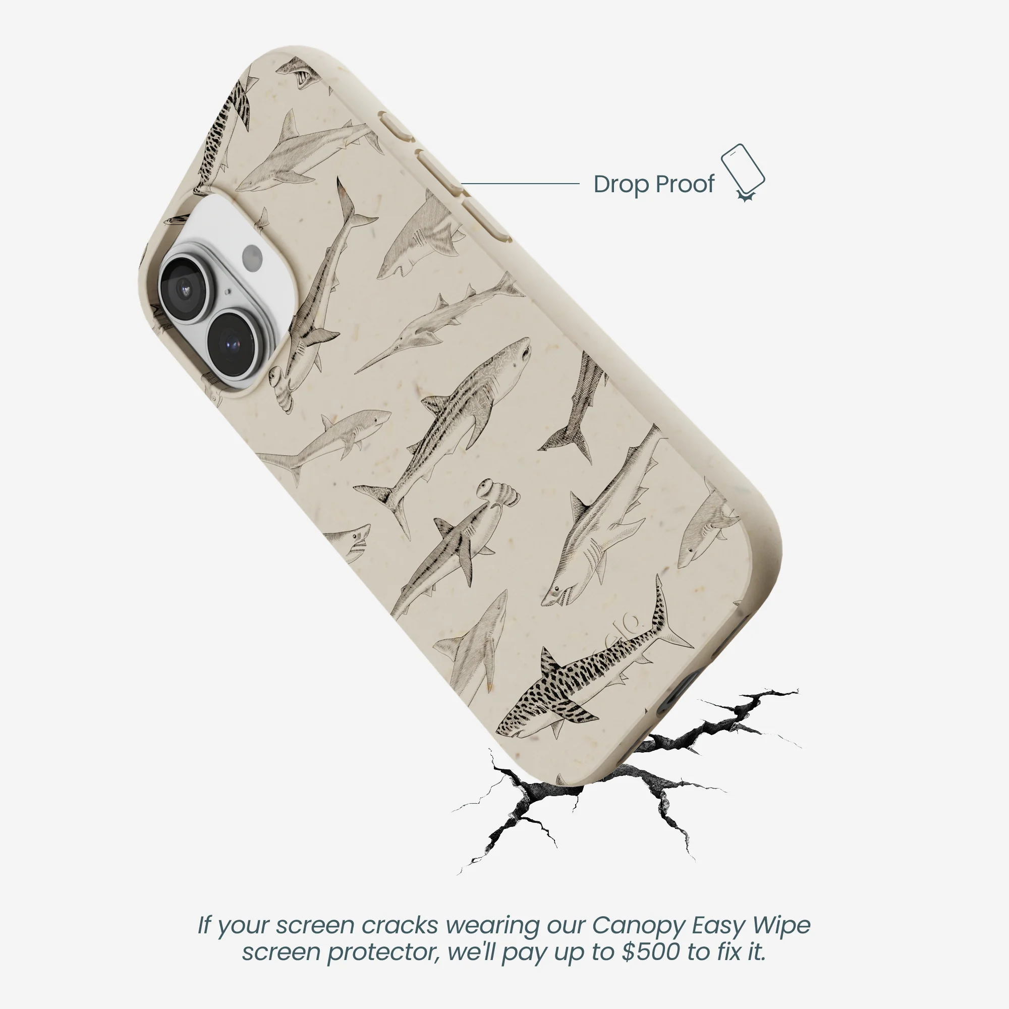 London Fog Shark World iPhone 17 Case - Image 5