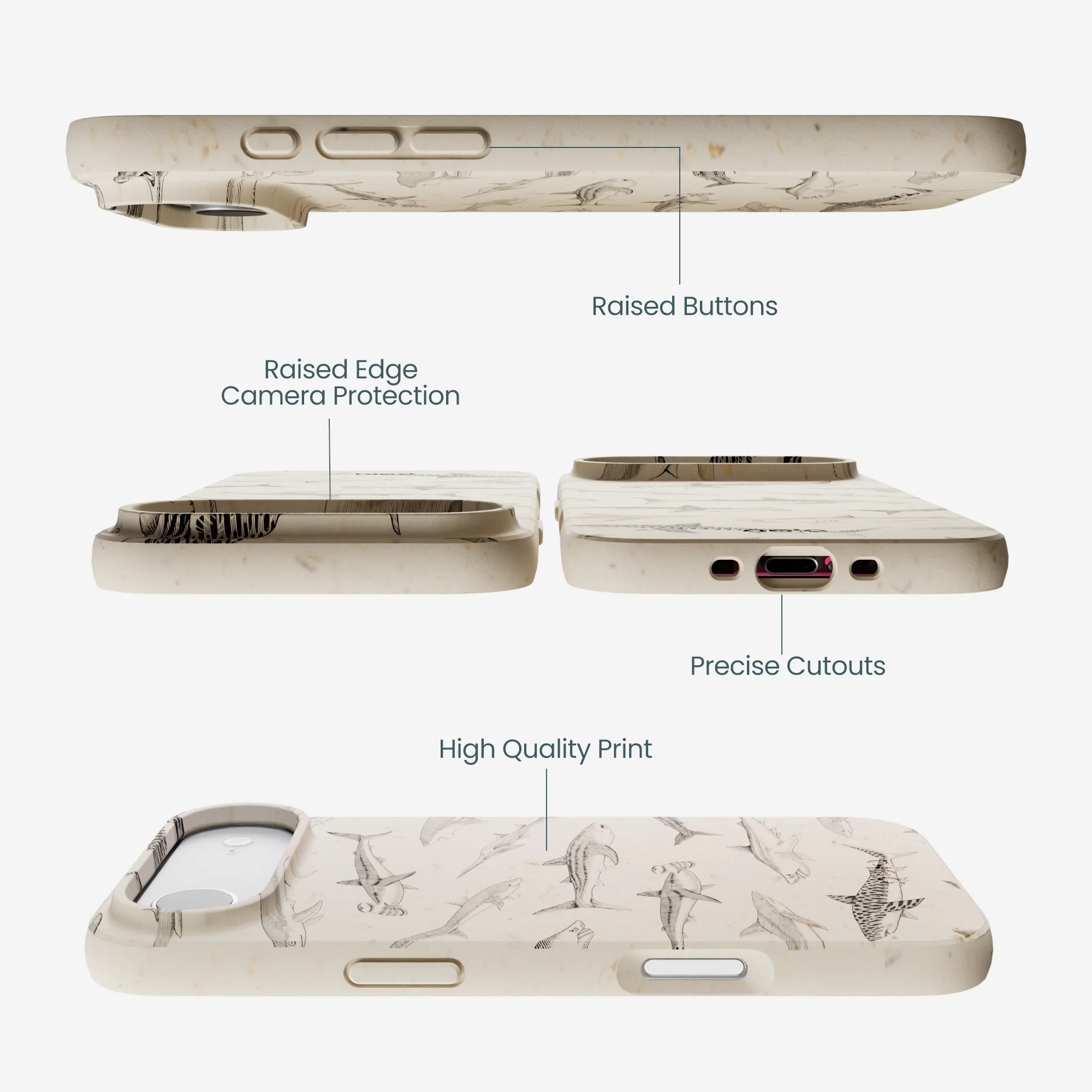 London Fog Shark World iPhone Air Case - Image 3
