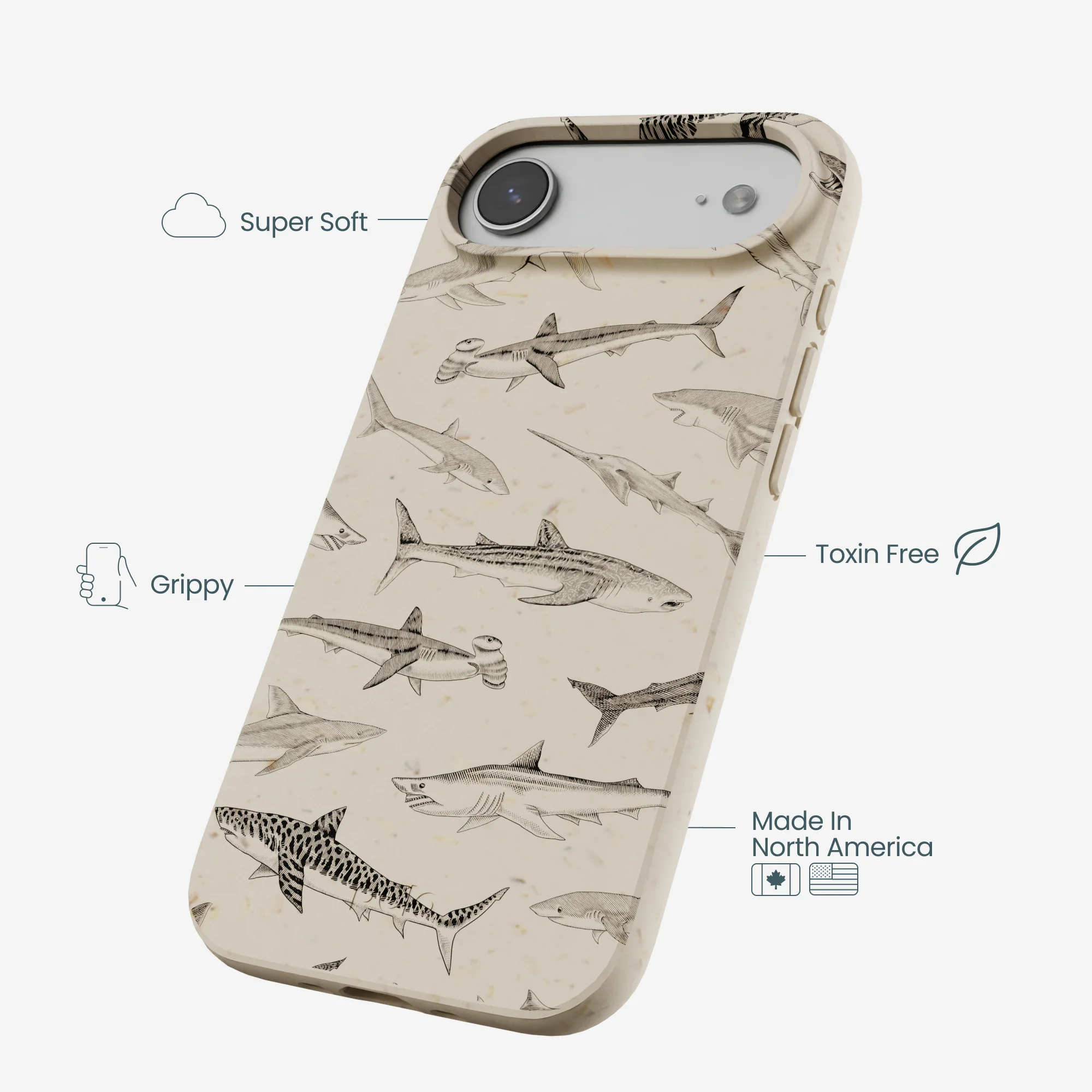 London Fog Shark World iPhone Air Case - Image 4
