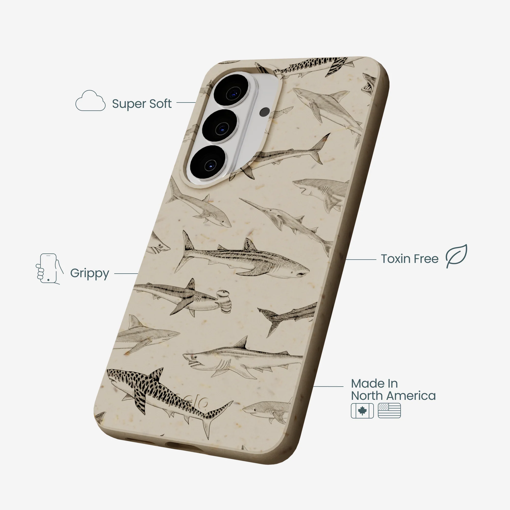 London Fog Shark World Samsung Galaxy S26 Case - Image 3