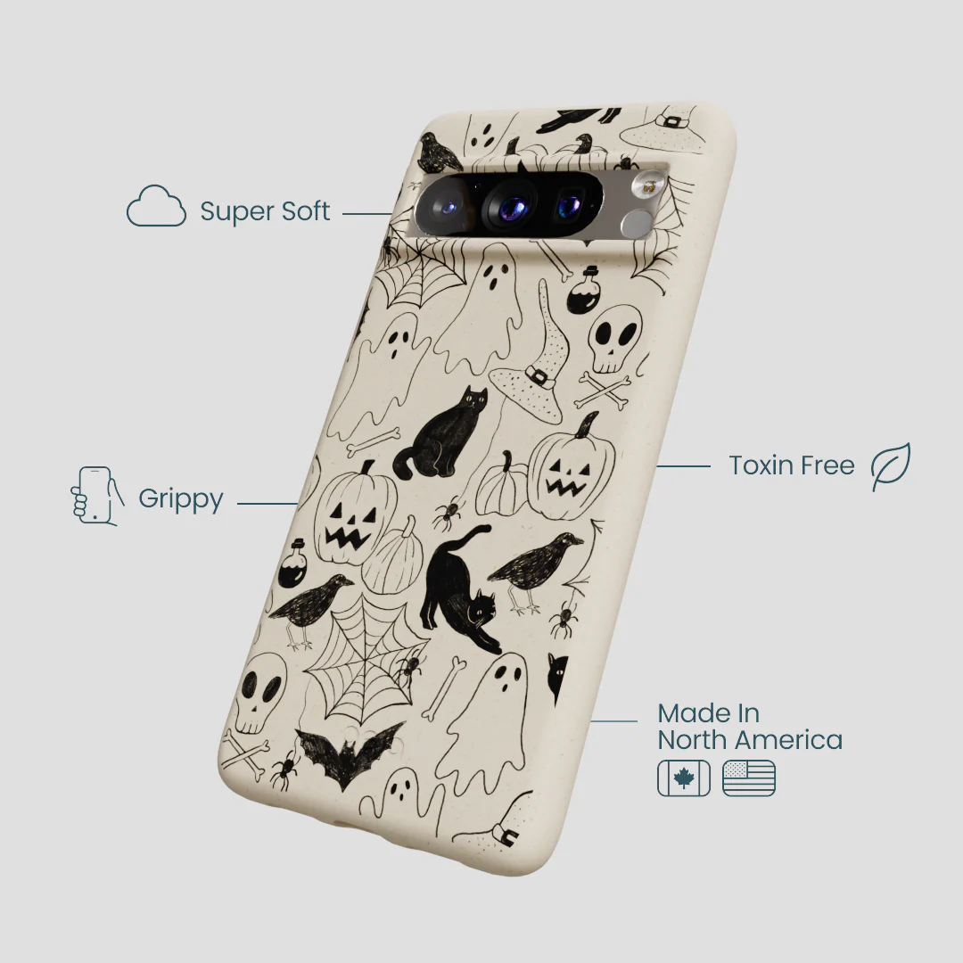 London Fog Sketchy Spirits Google Pixel 8 Pro Case - Image 4