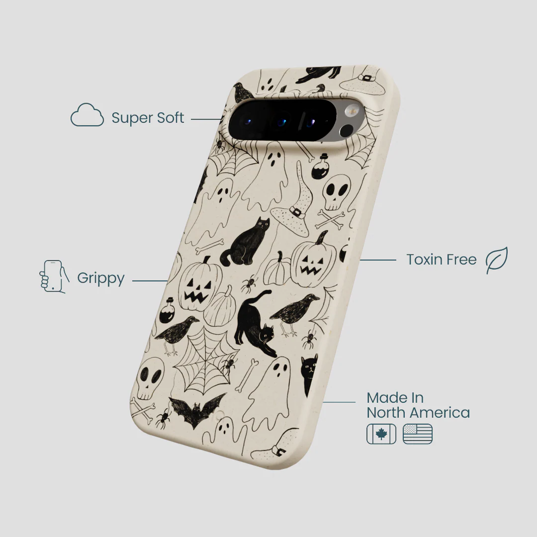 London Fog Sketchy Spirits Google Pixel 9/9 Pro Case - Image 4