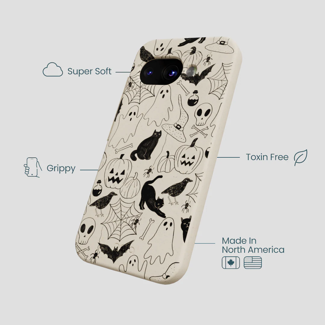London Fog Sketchy Spirits Google Pixel 9a Case - Image 4