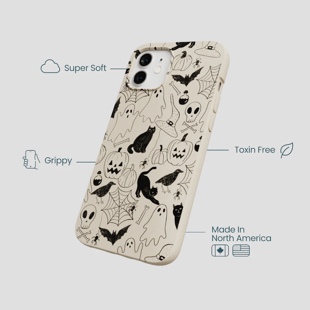 London Fog Sketchy Spirits iPhone 12/ iPhone 12 Pro Case - Image 4