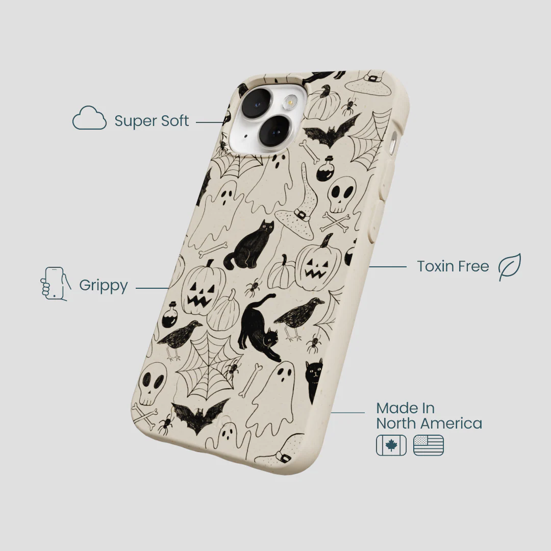 London Fog Sketchy Spirits iPhone 13 Case - Image 4
