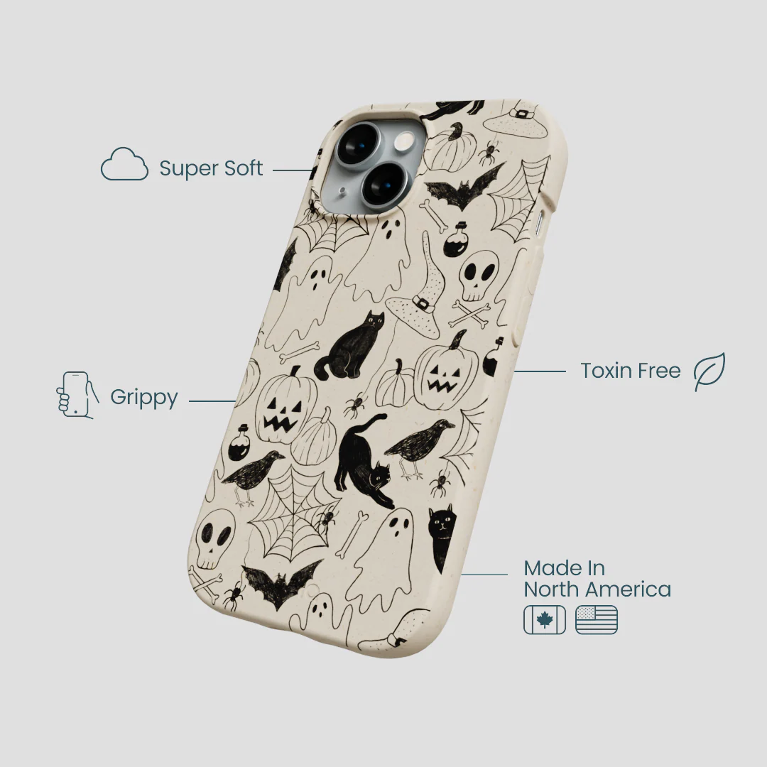 London Fog Sketchy Spirits iPhone 14 Case - Image 4