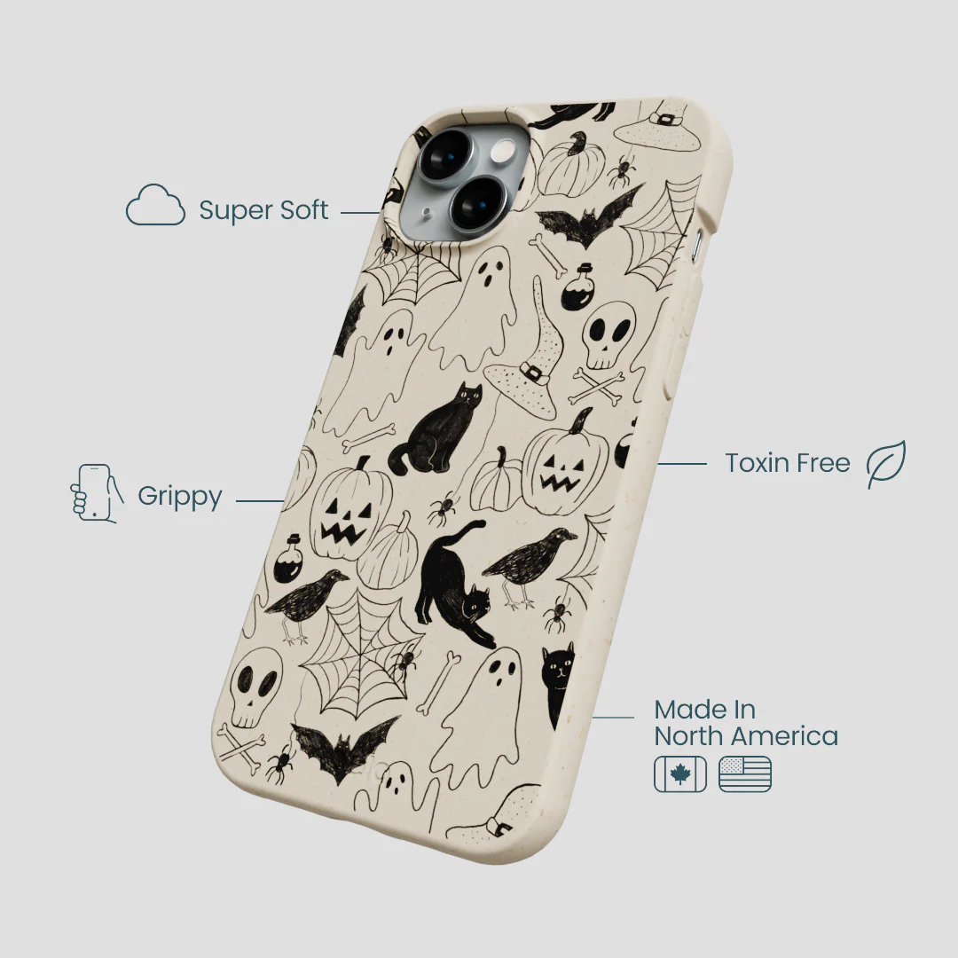 London Fog Sketchy Spirits iPhone 14 Plus Case - Image 4
