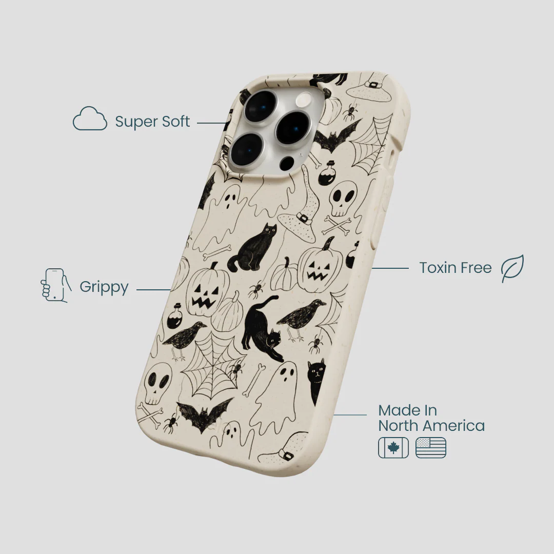 London Fog Sketchy Spirits iPhone 14 Pro Case - Image 4