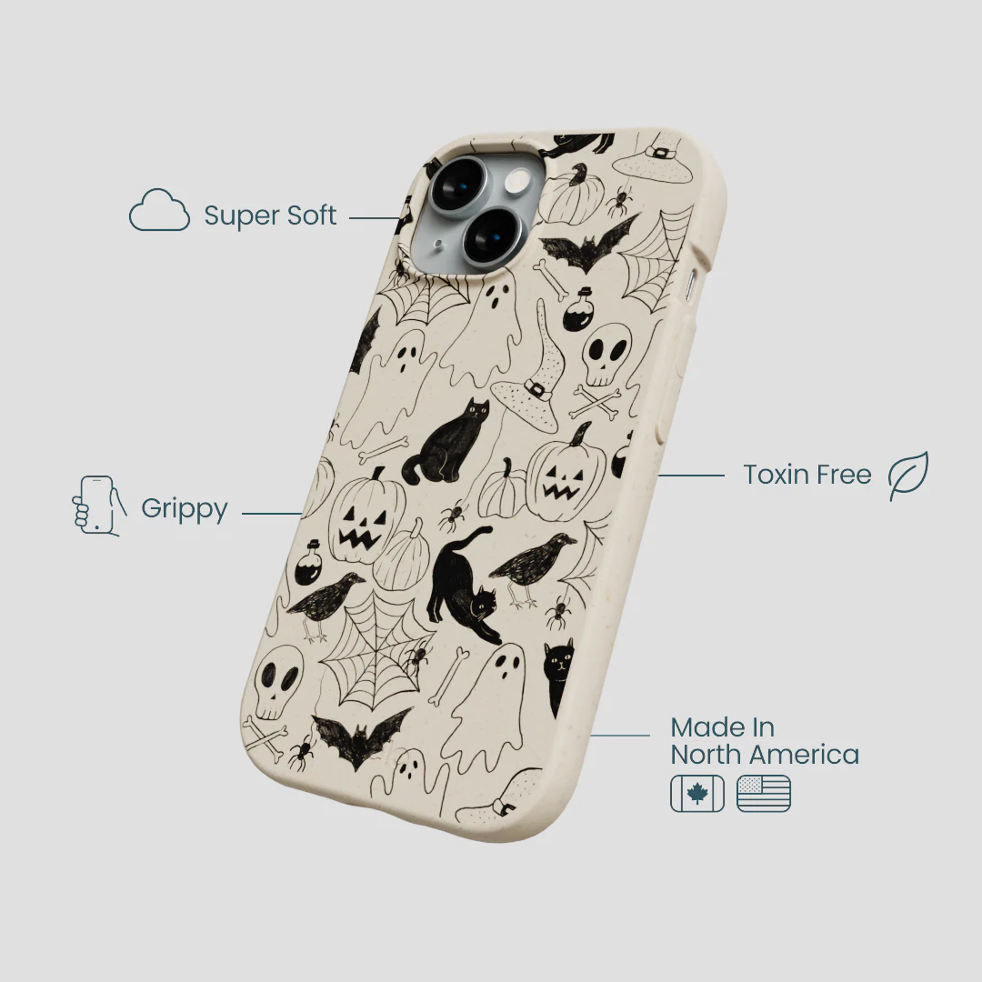 London Fog Sketchy Spirits iPhone 15 Case - Image 4