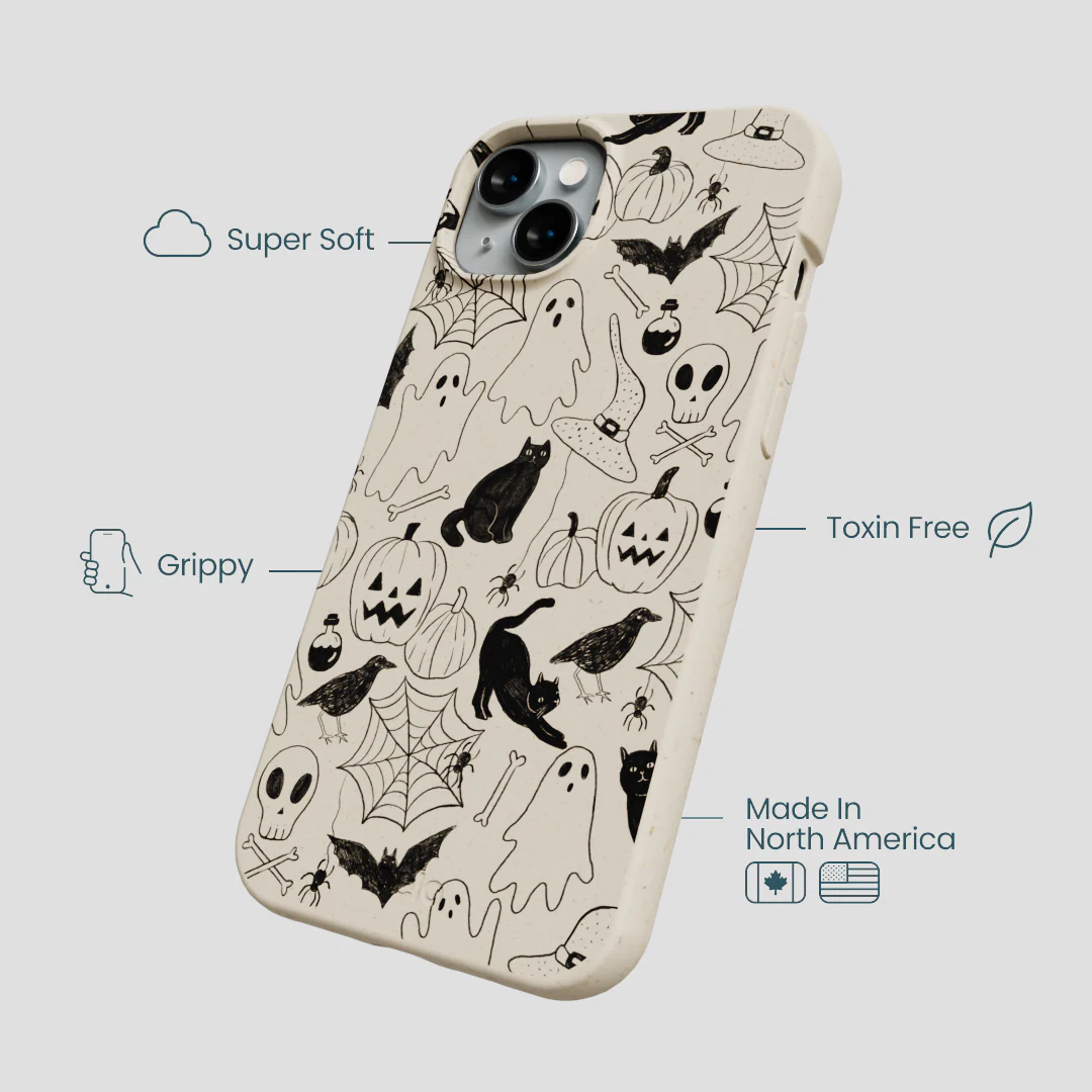 London Fog Sketchy Spirits iPhone 15 Plus Case - Image 4