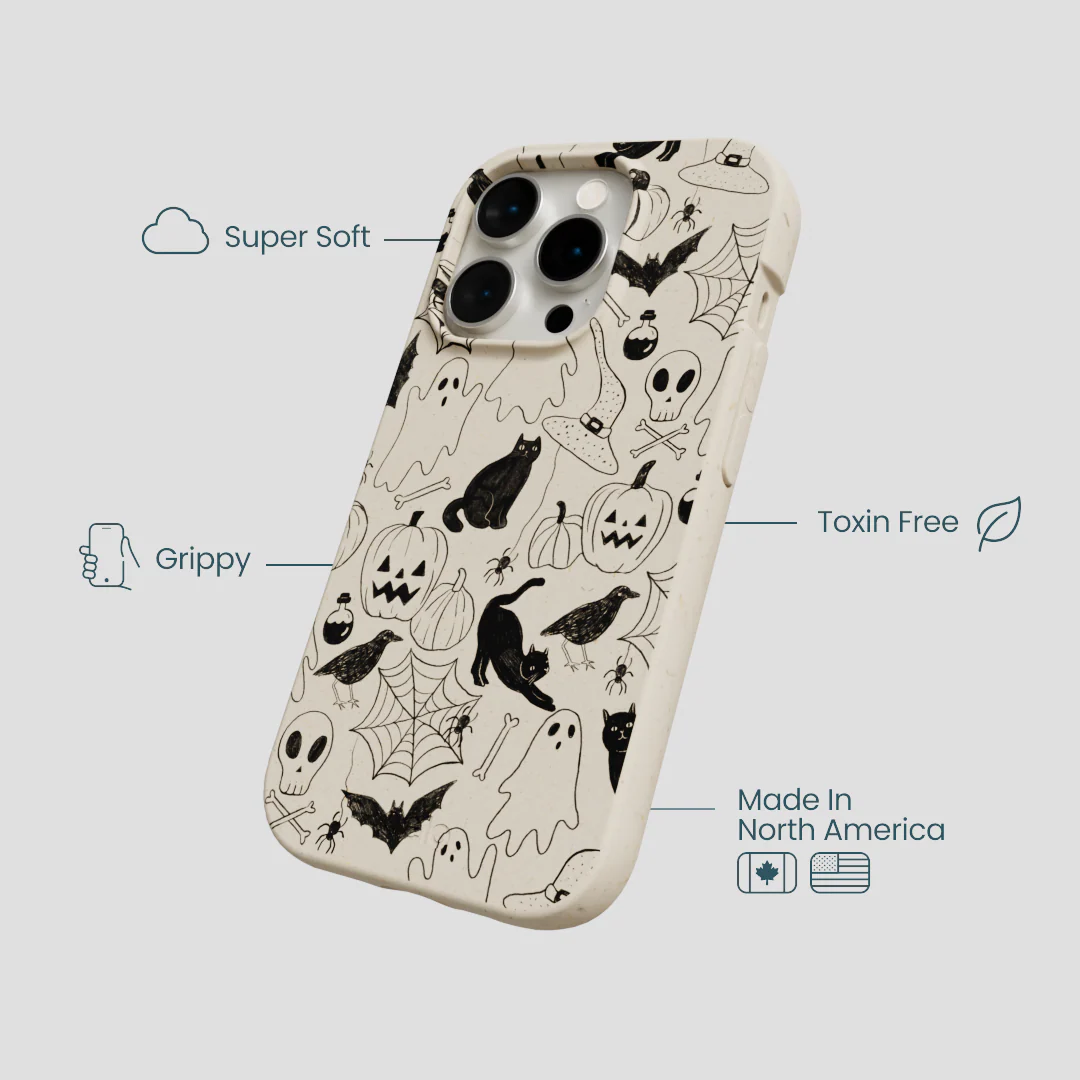 London Fog Sketchy Spirits iPhone 15 Pro Case - Image 4
