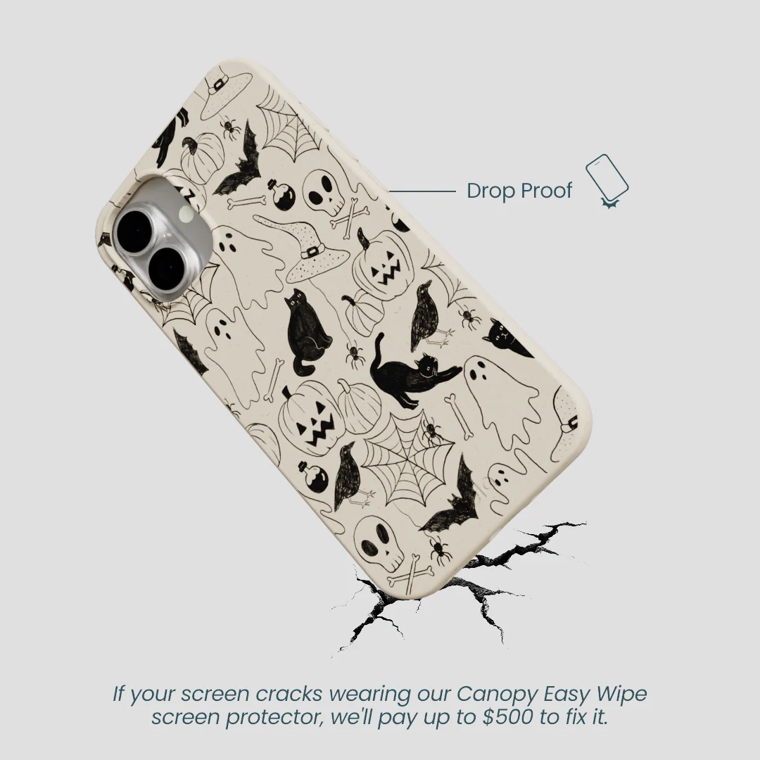 London Fog Sketchy Spirits iPhone 16 Plus Case - Image 5
