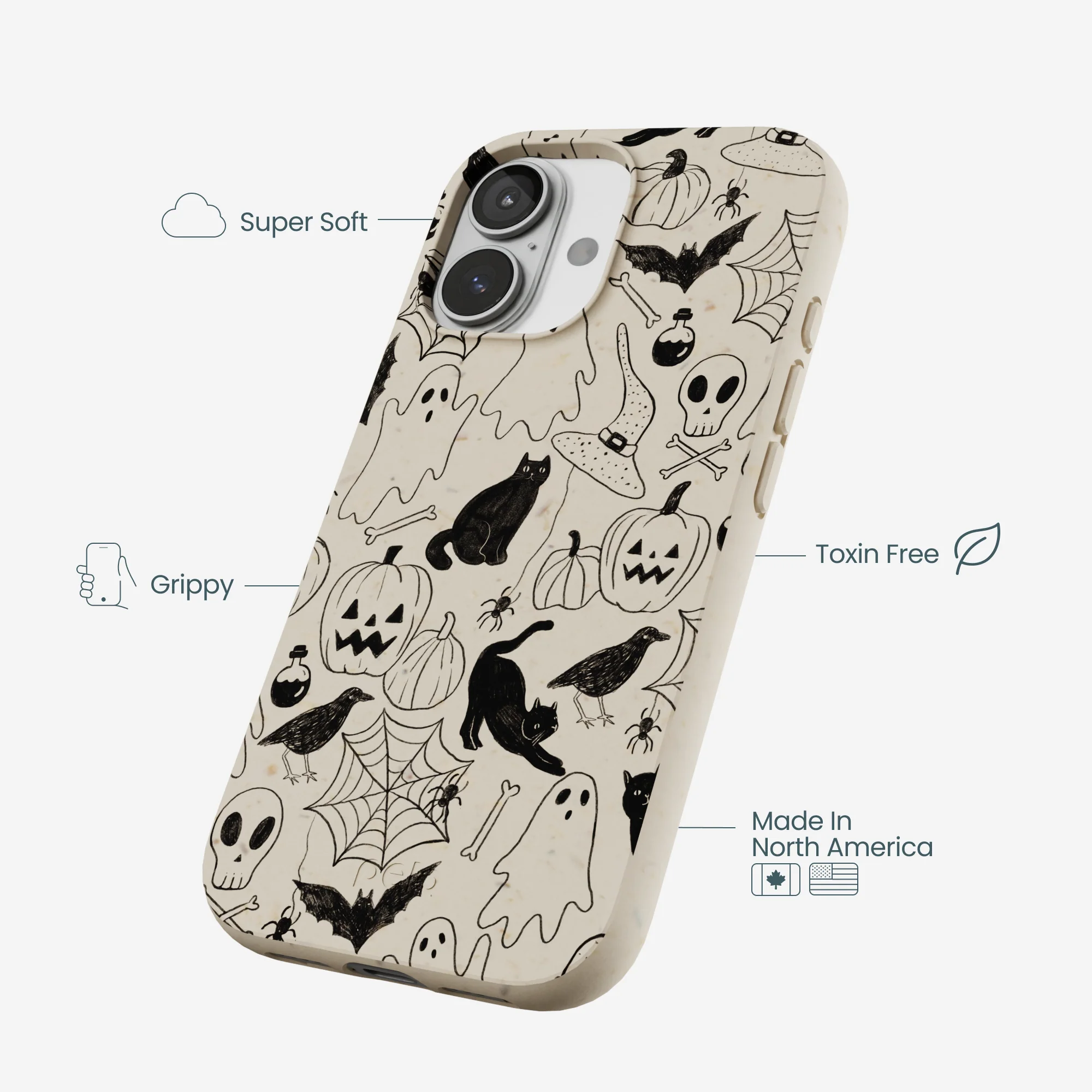 London Fog Sketchy Spirits iPhone 17 Case - Image 4
