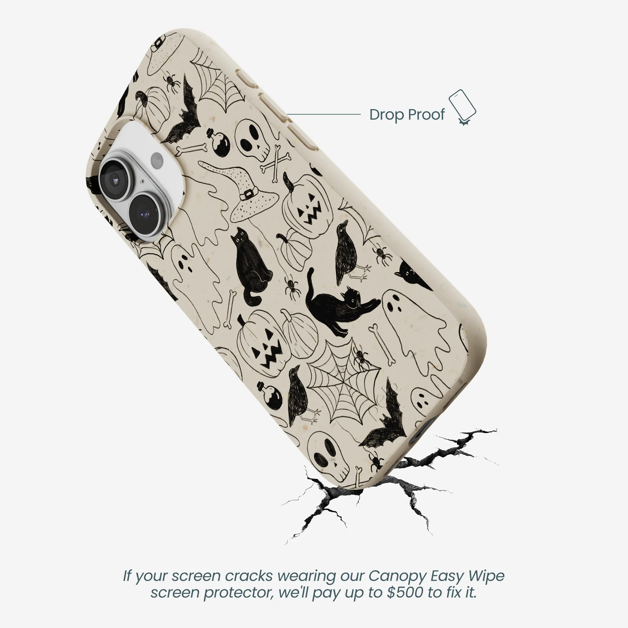 London Fog Sketchy Spirits iPhone 17 Case - Image 5