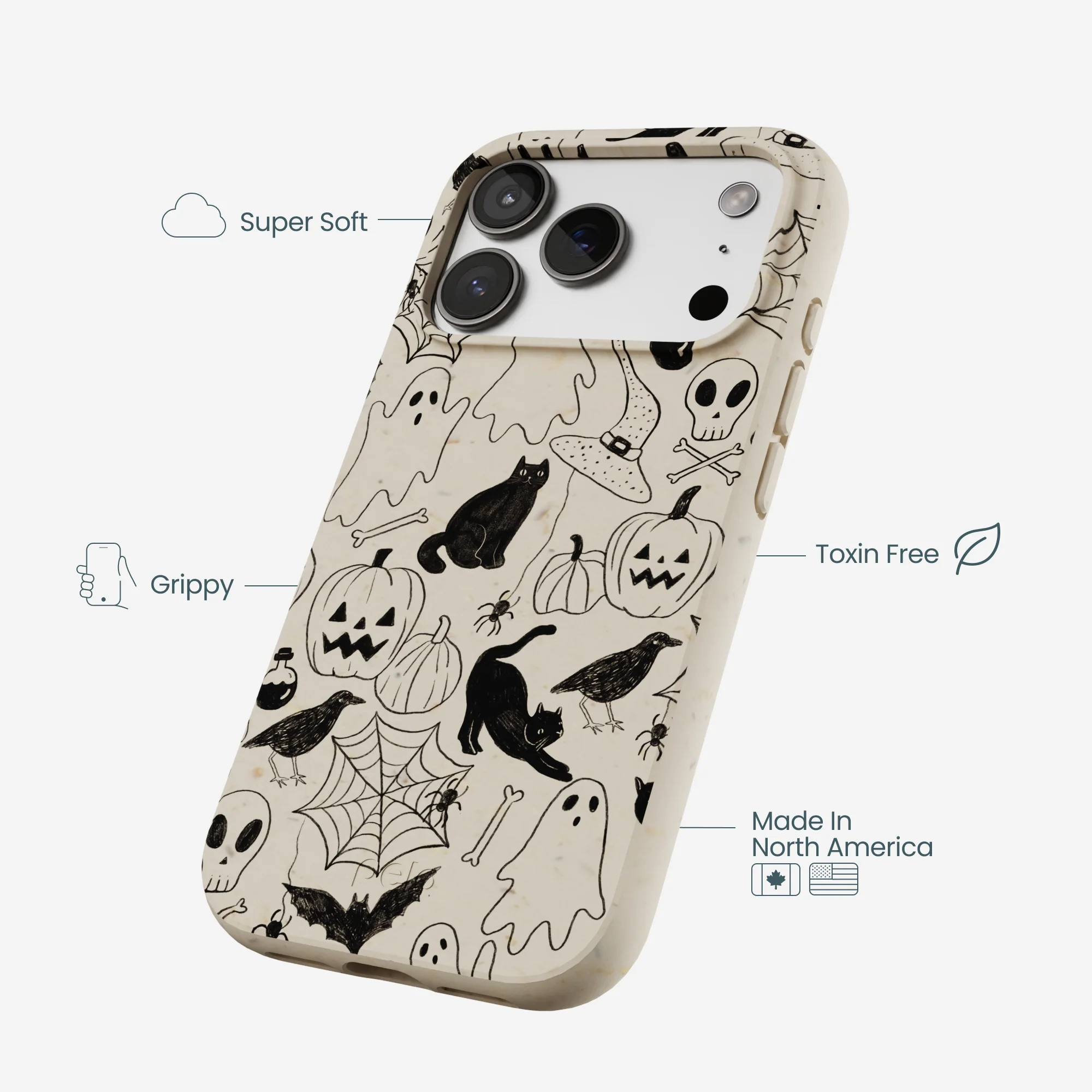 London Fog Sketchy Spirits iPhone 17 Pro Case - Image 4
