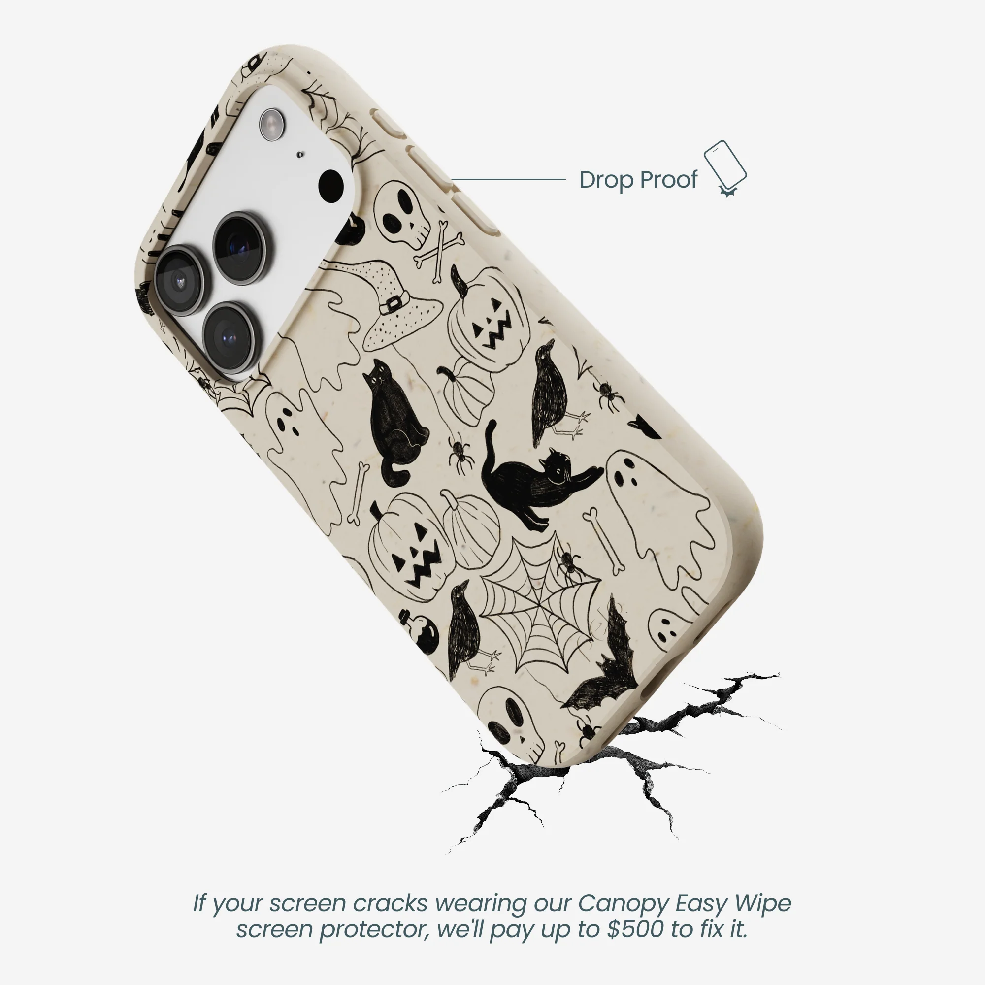 London Fog Sketchy Spirits iPhone 17 Pro Case - Image 5