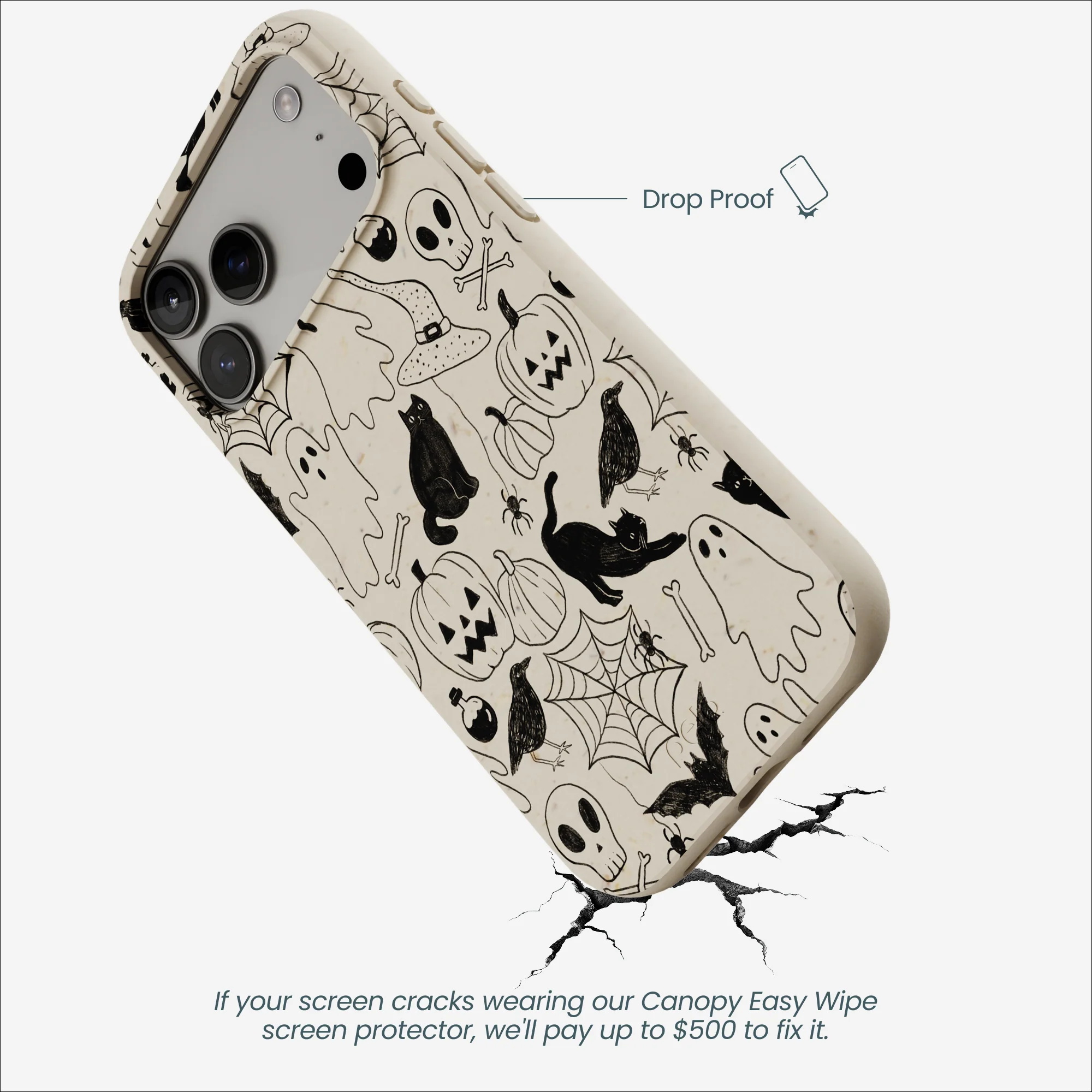 London Fog Sketchy Spirits iPhone 17 Pro Max Case - Image 5