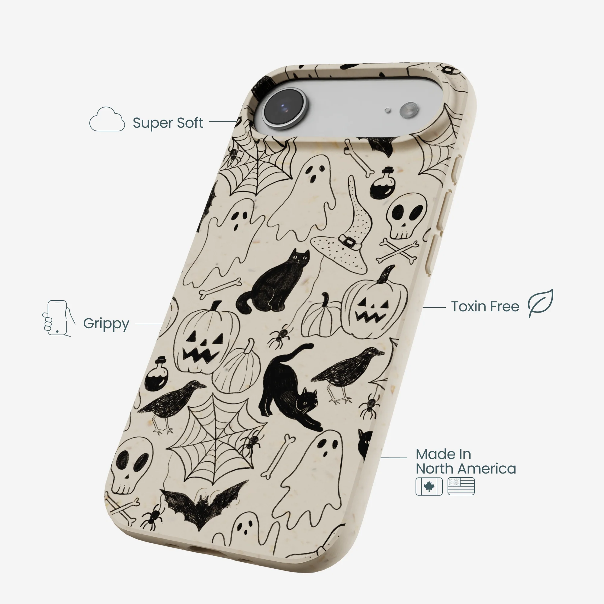 London Fog Sketchy Spirits iPhone Air Case - Image 4