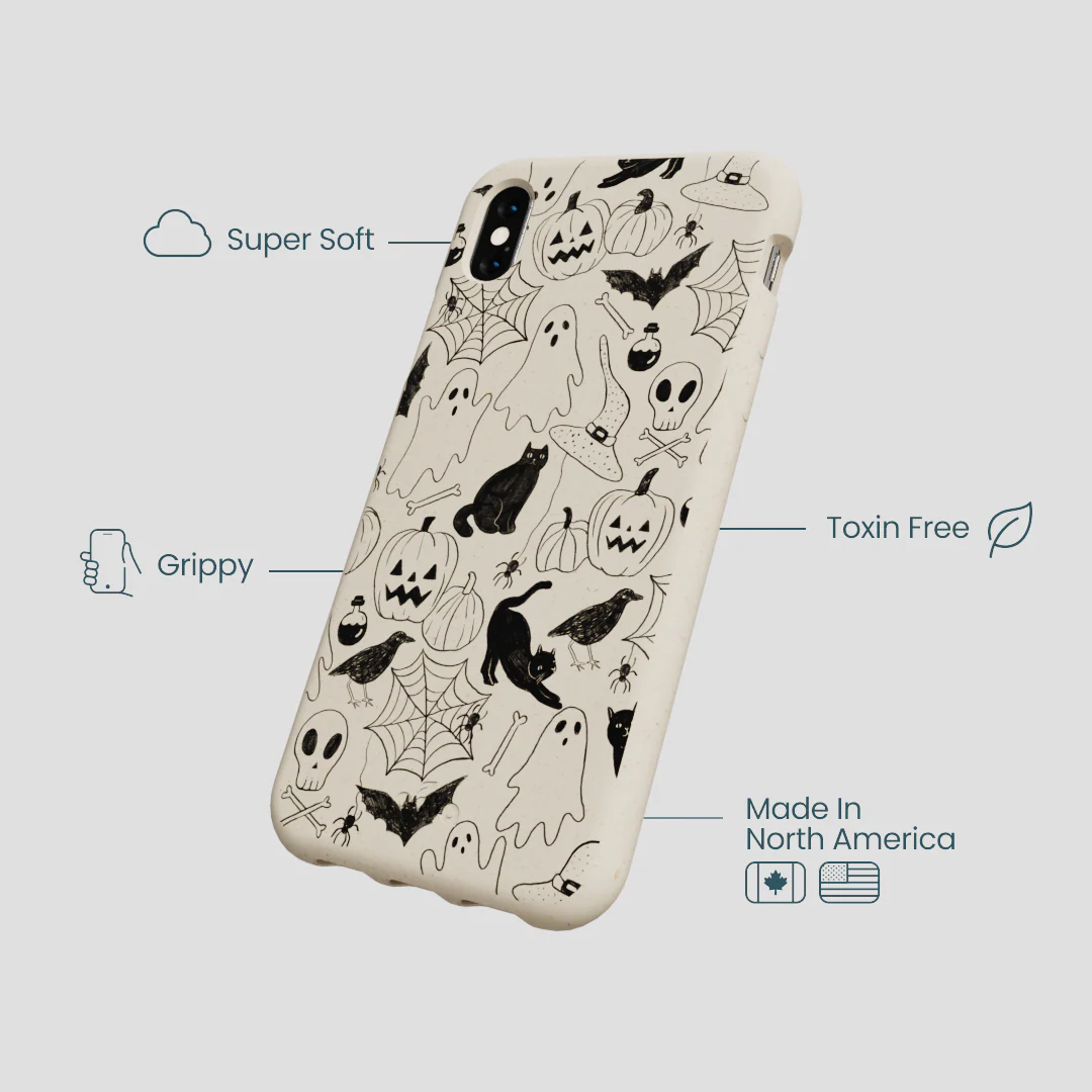 London Fog Sketchy Spirits iPhone XR Case - Image 4