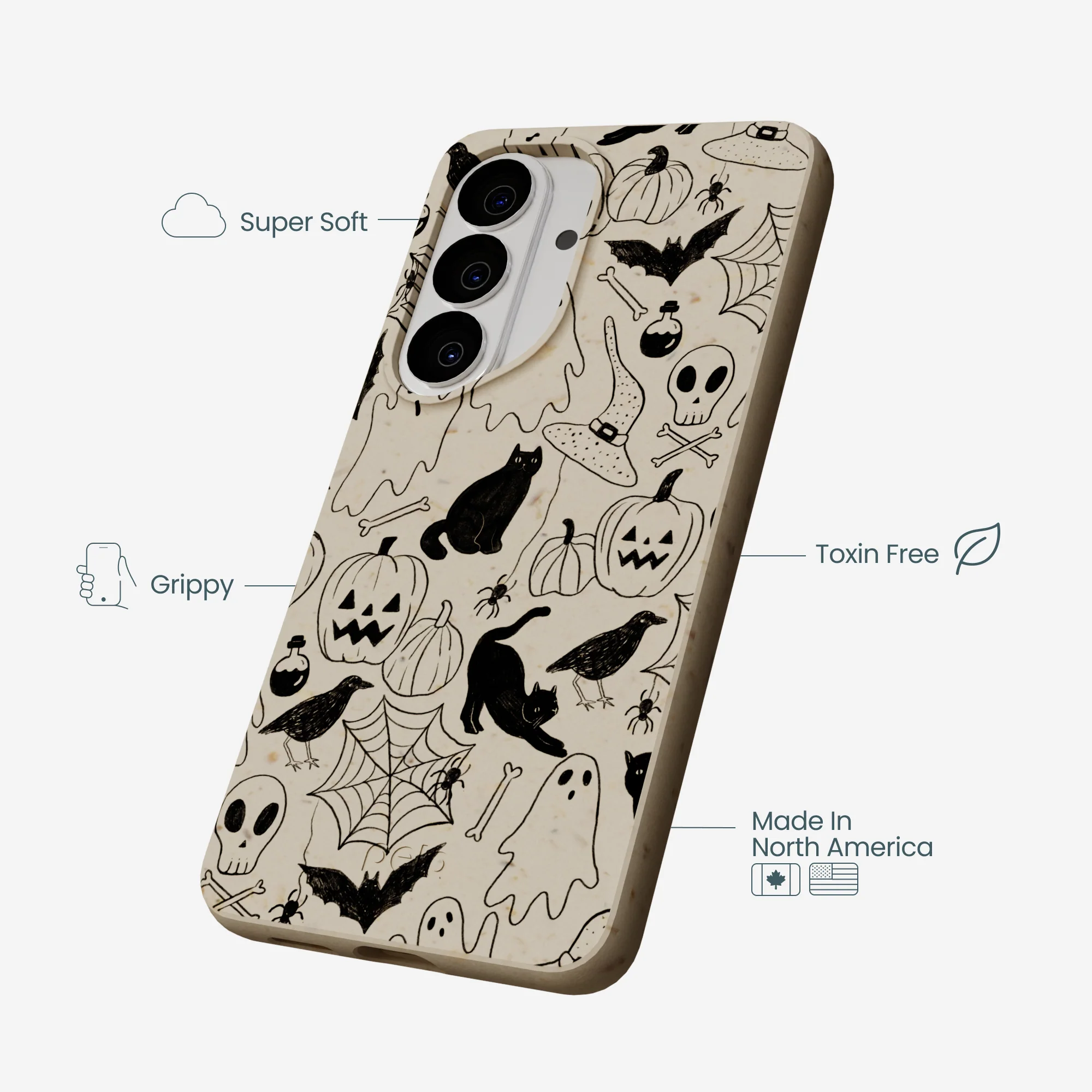 London Fog Sketchy Spirits Samsung Galaxy S26 Case - Image 4