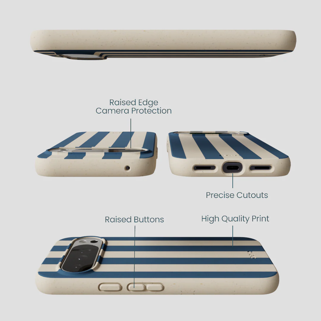 London Fog Slate Stripes Google Pixel 10 Pro XL Case - Image 3
