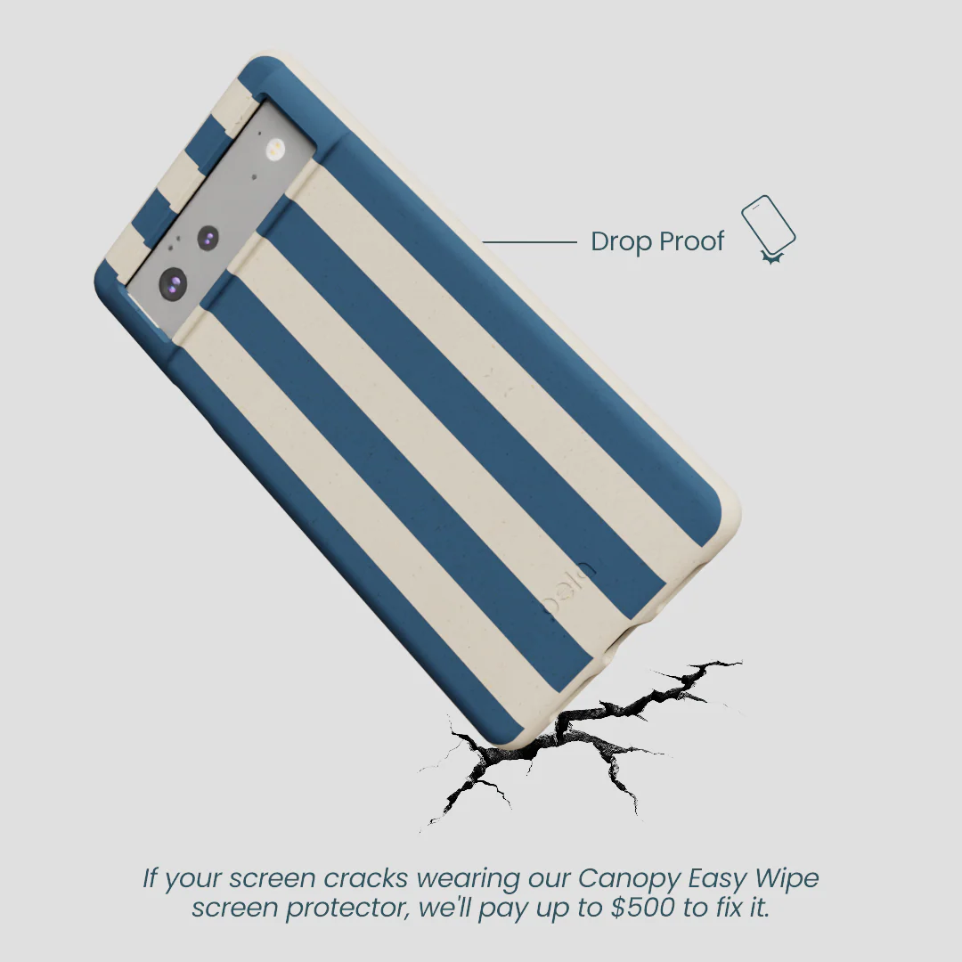 London Fog Slate Stripes Google Pixel 6a Case - Image 5