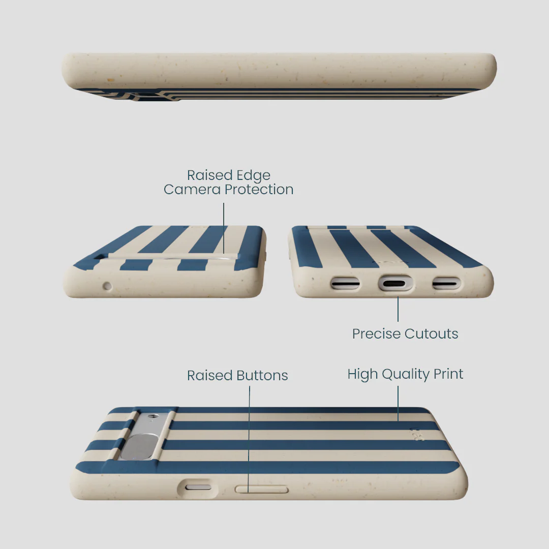 London Fog Slate Stripes Google Pixel 7 Case - Image 3