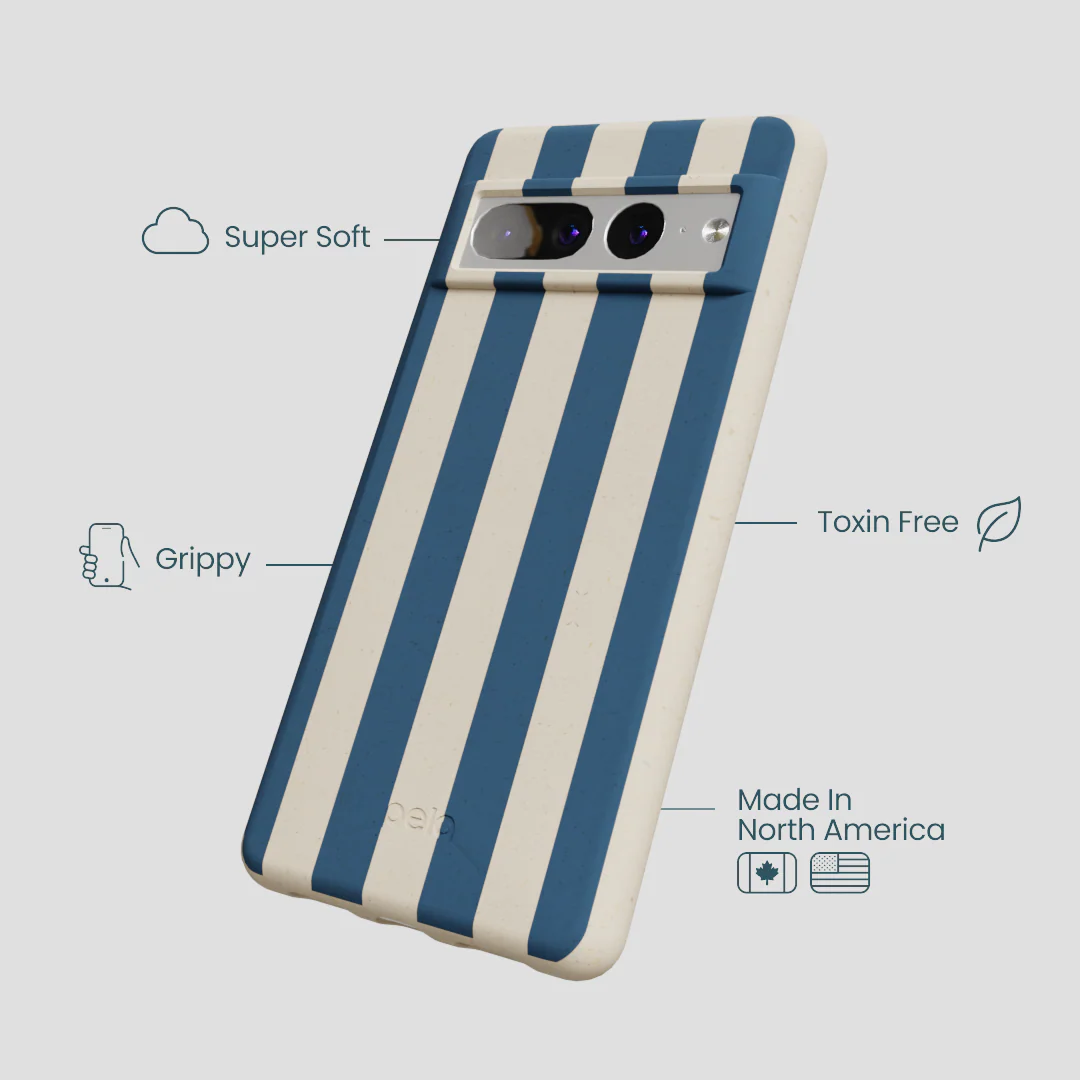 London Fog Slate Stripes Google Pixel 7 Pro Case - Image 4