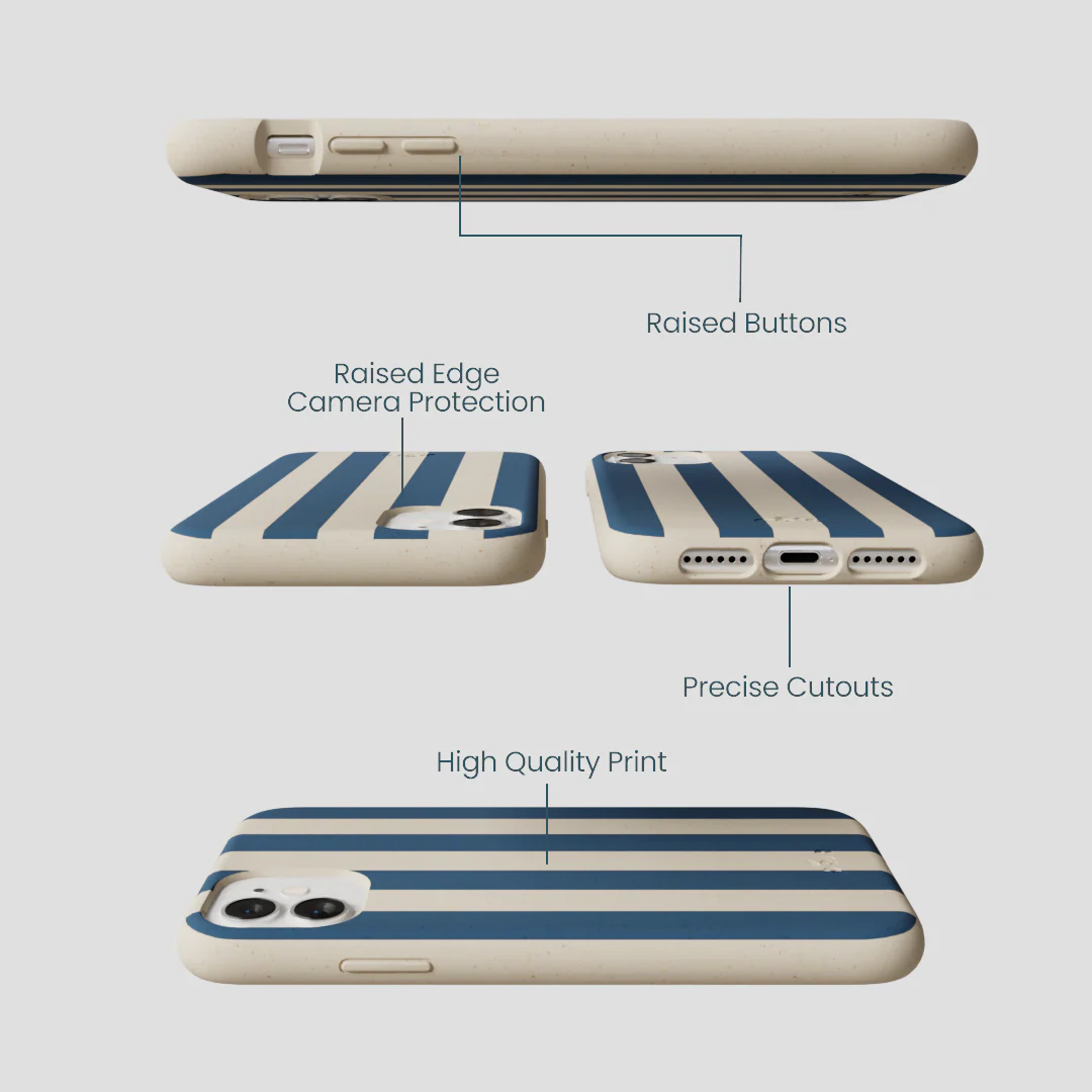 London Fog Slate Stripes iPhone 11 Case - Image 3