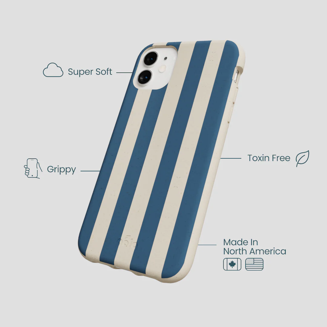 London Fog Slate Stripes iPhone 11 Case - Image 4