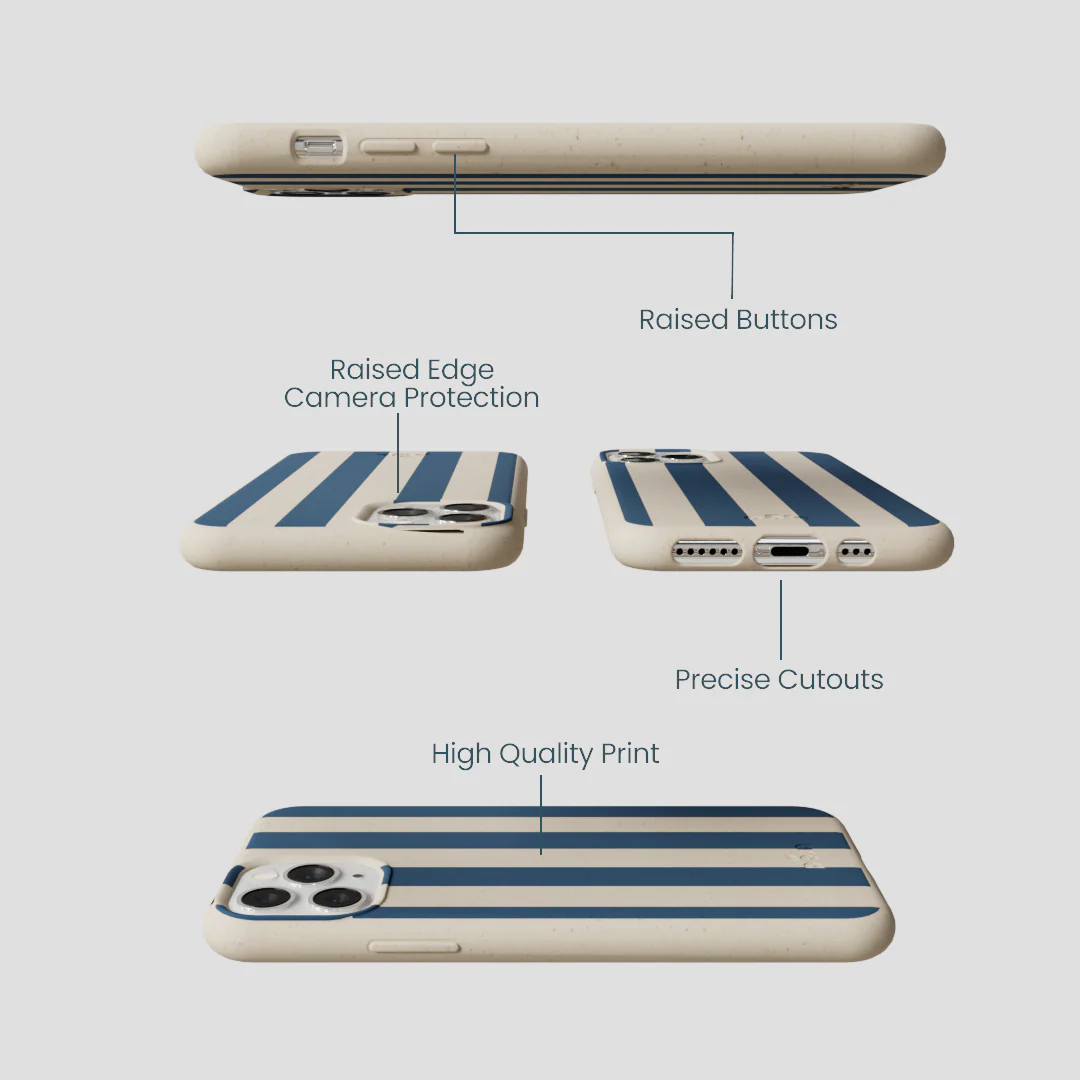 London Fog Slate Stripes iPhone 11 Pro Case - Image 3