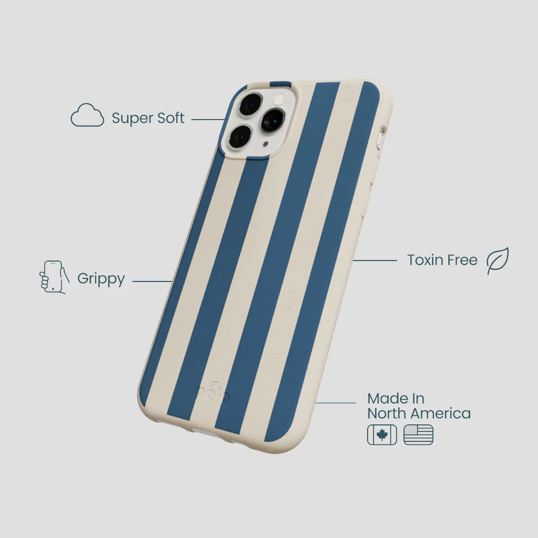 London Fog Slate Stripes iPhone 11 Pro Case - Image 4