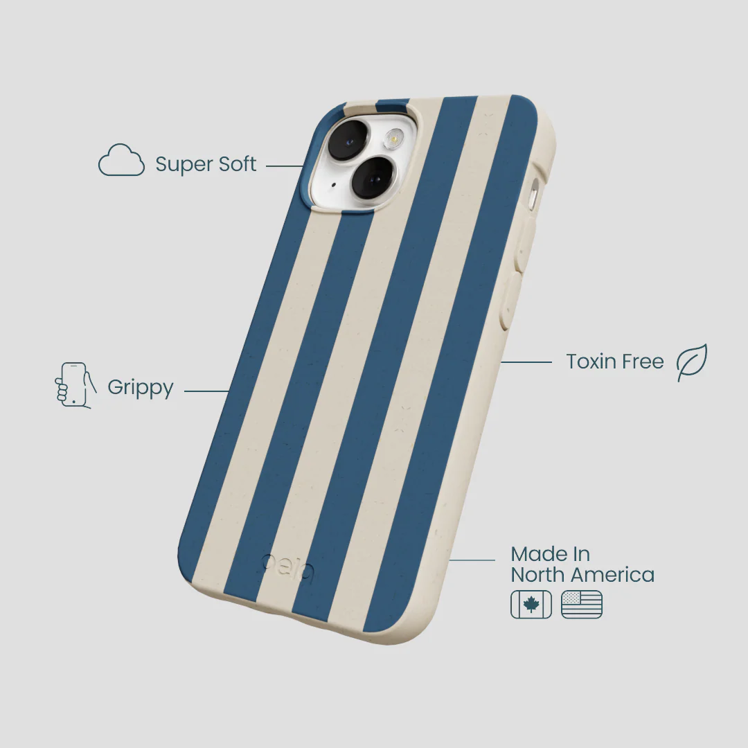 London Fog Slate Stripes iPhone 13 Case - Image 4