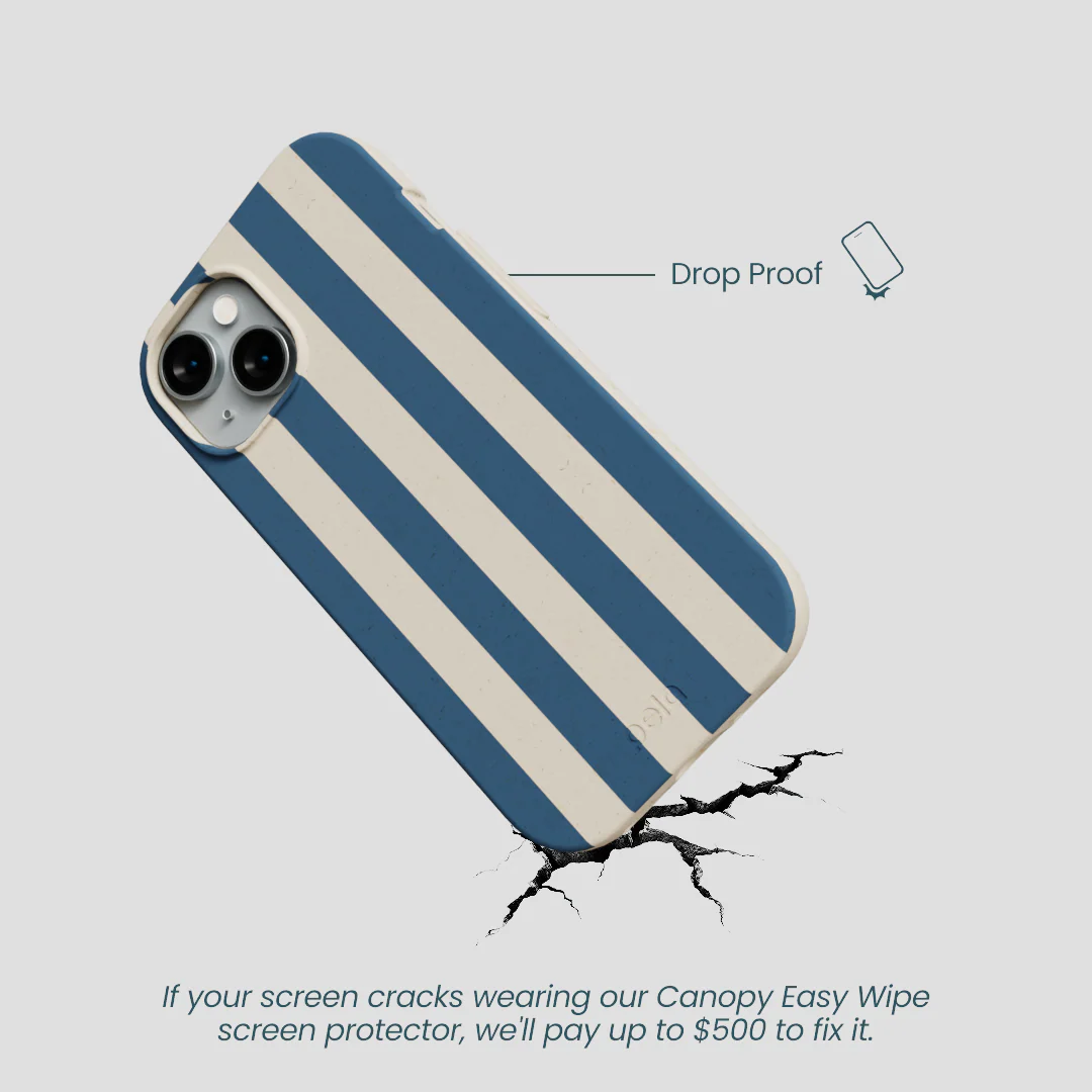 London Fog Slate Stripes iPhone 14 Case - Image 5